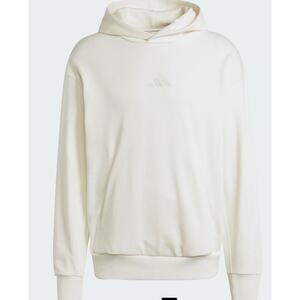 Adidas  | 100% Cotton Ivory All Season French Terry Hoodie | Size Medium